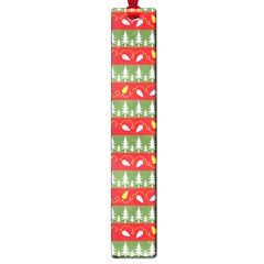 Christmas Papers Red And Green Large Book Marks by Wegoenart