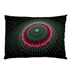 Fractal Circle Fantasy Texture Pillow Case by Wegoenart