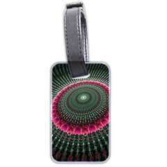 Fractal Circle Fantasy Texture Luggage Tags (two Sides) by Wegoenart