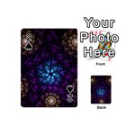 Geometry Fractal Colorful Geometric Playing Cards 54 (Mini) Front - Spade2