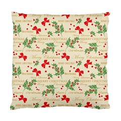 Christmas Paper Scrapbooking Standard Cushion Case (two Sides) by Wegoenart