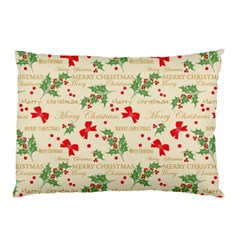 Christmas Paper Scrapbooking Pillow Case by Wegoenart