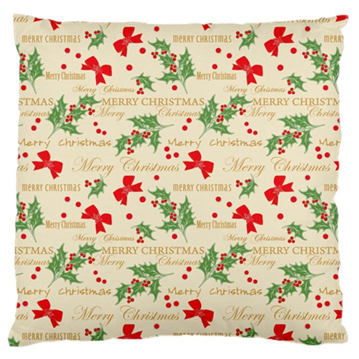 Christmas Paper Scrapbooking Large Cushion Case (One Side)