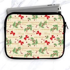 Christmas Paper Scrapbooking Apple Ipad 2/3/4 Zipper Cases by Wegoenart