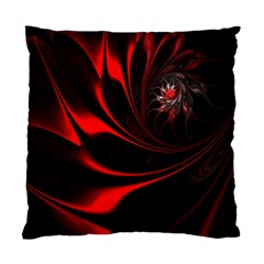 Abstract Curve Dark Flame Pattern Standard Cushion Case (one Side) by Wegoenart