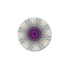 Mandala Kaleidoscope Ornament Golf Ball Marker by Wegoenart