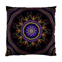 Fractal Vintage Colorful Decorative Standard Cushion Case (two Sides) by Wegoenart