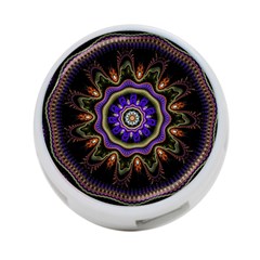 Fractal Vintage Colorful Decorative 4-port Usb Hub (one Side) by Wegoenart