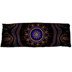 Fractal Vintage Colorful Decorative Body Pillow Case (dakimakura) by Wegoenart