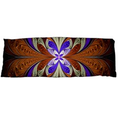 Fractal Splits Silver Gold Body Pillow Case (dakimakura) by Wegoenart