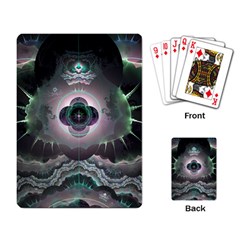 Fractal Pattern Texture Design Playing Cards Single Design by Wegoenart