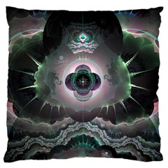 Fractal Pattern Texture Design Standard Flano Cushion Case (one Side) by Wegoenart