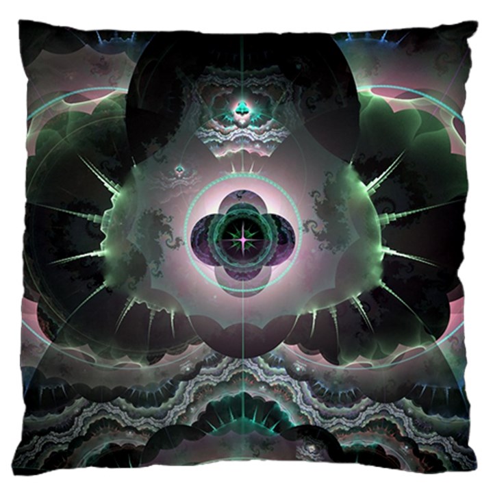 Fractal Pattern Texture Design Standard Flano Cushion Case (One Side)