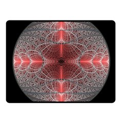 Fractal Diamond Circle Pattern Fleece Blanket (small) by Wegoenart