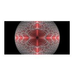 Fractal Diamond Circle Pattern Satin Wrap by Wegoenart