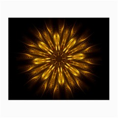 Mandala Gold Golden Fractal Small Glasses Cloth