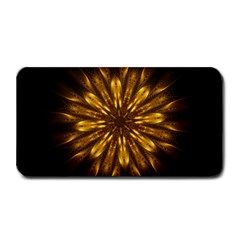 Mandala Gold Golden Fractal Medium Bar Mats