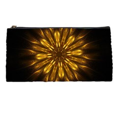 Mandala Gold Golden Fractal Pencil Cases