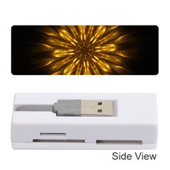 Mandala Gold Golden Fractal Memory Card Reader (Stick)