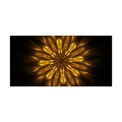 Mandala Gold Golden Fractal Yoga Headband