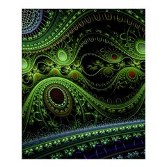 Fractal Green Gears Fantasy Shower Curtain 60  X 72  (medium)  by Wegoenart