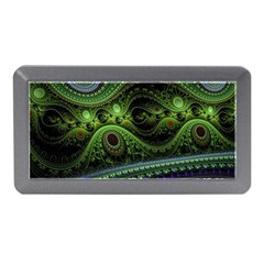 Fractal Green Gears Fantasy Memory Card Reader (mini) by Wegoenart