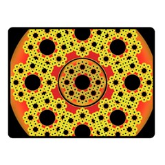 Fractal Art Design Pattern Fractal Fleece Blanket (small) by Wegoenart