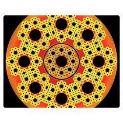 Fractal Art Design Pattern Fractal Double Sided Flano Blanket (medium)  by Wegoenart