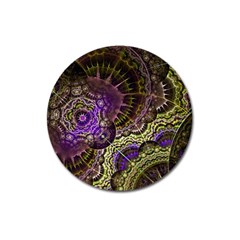 Abstract Fractal Art Design Magnet 3  (round) by Wegoenart