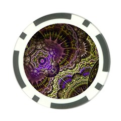 Abstract Fractal Art Design Poker Chip Card Guard (10 Pack) by Wegoenart