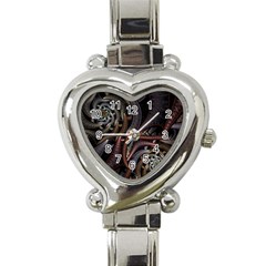 Geometry Math Fractal Art Heart Italian Charm Watch by Wegoenart