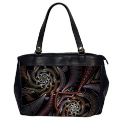 Geometry Math Fractal Art Oversize Office Handbag (2 Sides) by Wegoenart