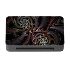 Geometry Math Fractal Art Memory Card Reader With Cf by Wegoenart