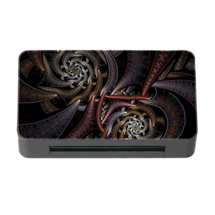 Geometry Math Fractal Art Memory Card Reader with CF