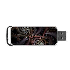 Geometry Math Fractal Art Portable Usb Flash (one Side) by Wegoenart