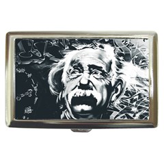 Albert Einstein Street Art Cigarette Money Case by Wegoenart