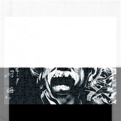 Albert Einstein Street Art Rectangular Jigsaw Puzzl by Wegoenart