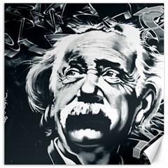 Albert Einstein Street Art Canvas 12  X 12  by Wegoenart