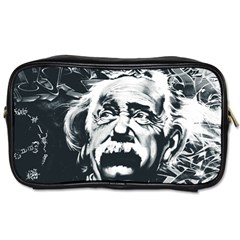 Albert Einstein Street Art Toiletries Bag (one Side) by Wegoenart