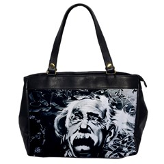 Albert Einstein Street Art Oversize Office Handbag by Wegoenart