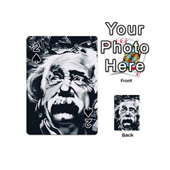 Albert Einstein Street Art Playing Cards 54 (mini) by Wegoenart