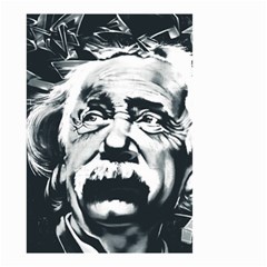 Albert Einstein Street Art Small Garden Flag (two Sides) by Wegoenart