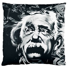 Albert Einstein Street Art Standard Flano Cushion Case (two Sides) by Wegoenart