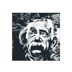 Albert Einstein Street Art Satin Bandana Scarf by Wegoenart