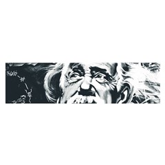 Albert Einstein Street Art Satin Scarf (oblong) by Wegoenart