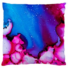 Abstract Detail Art Texture Large Flano Cushion Case (one Side) by Wegoenart