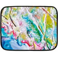 Art Abstract Abstract Art Double Sided Fleece Blanket (mini)  by Wegoenart