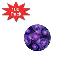 Abstract Pattern Fractal Wallpaper 1  Mini Magnets (100 Pack) 