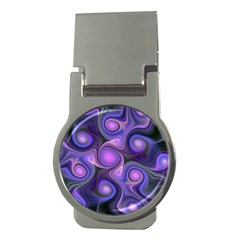 Abstract Pattern Fractal Wallpaper Money Clips (round)  by Wegoenart