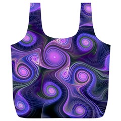 Abstract Pattern Fractal Wallpaper Full Print Recycle Bag (xl) by Wegoenart